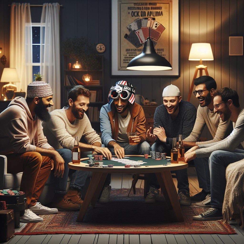 seară amuzantă poker