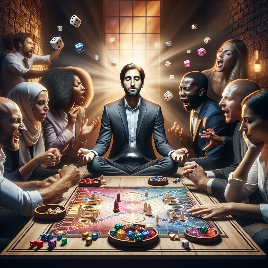 Echilibru emoţional la masă: cum să rămâi calm într-o rundă intensă